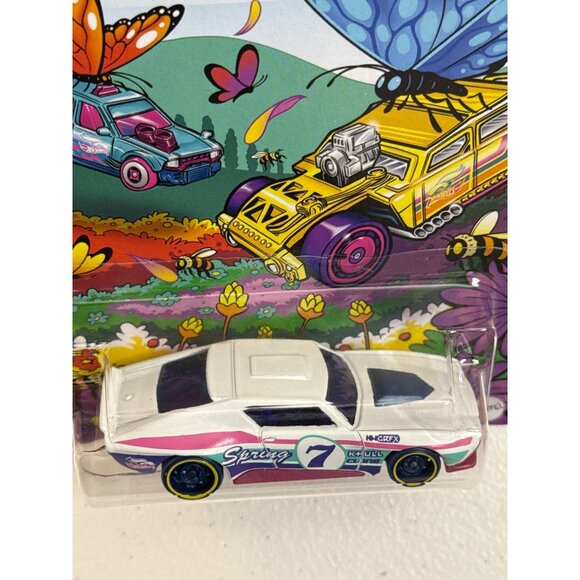 Muscle Bound Hot Wheels Spring Series White Pink SPRING 7 KHULL 1:64 Sealed - Picture 6 of 6